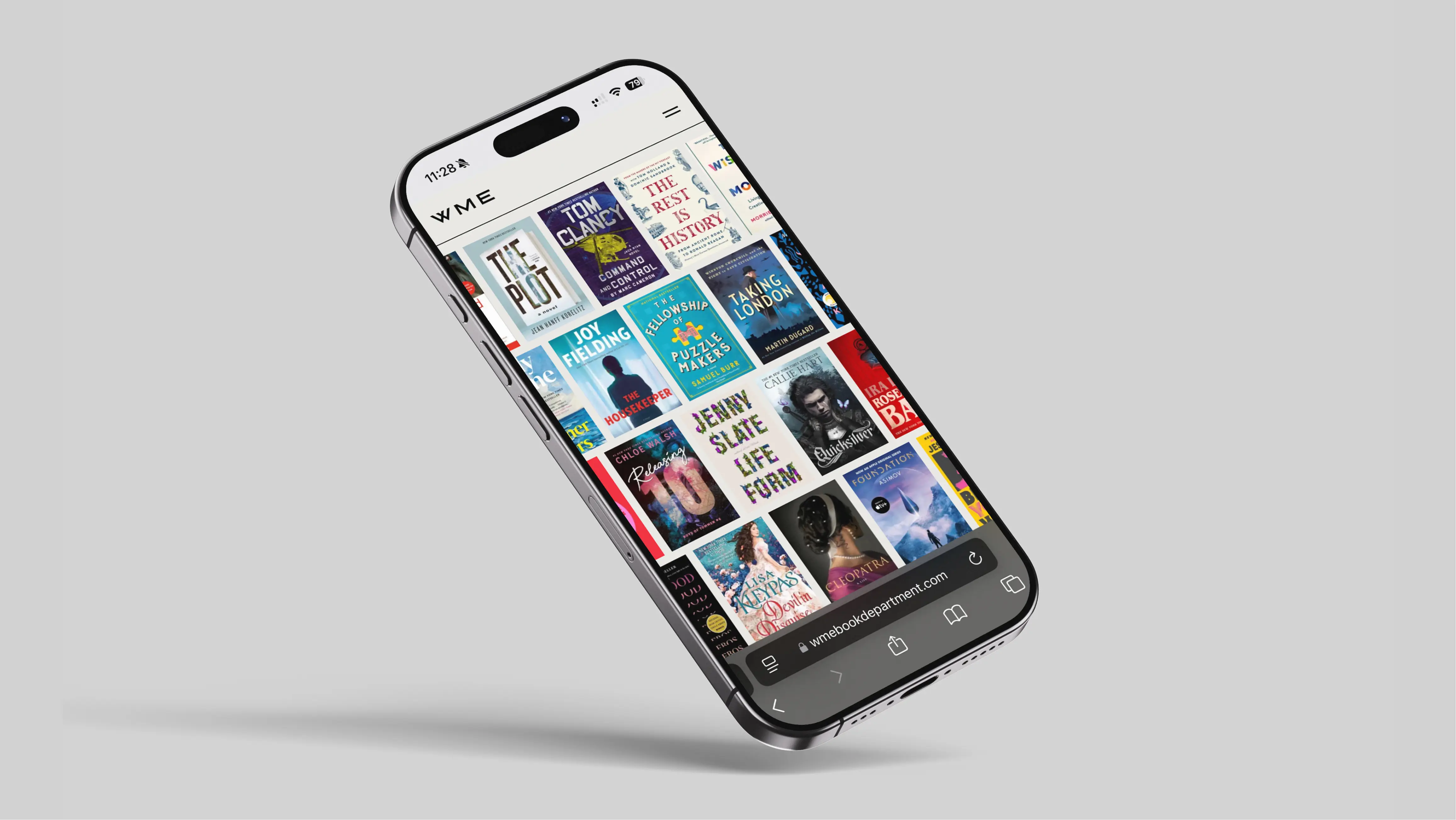 WME Books responsive design